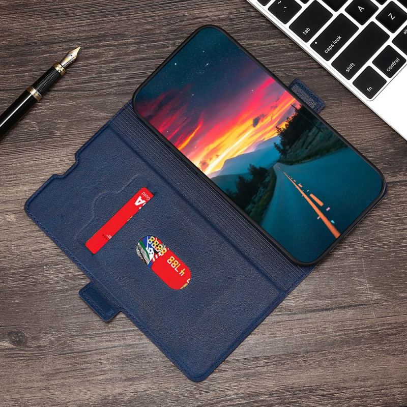 Capa Em Pele Para Samsung Galaxy S22 Plus 5G Estilo De Couro Ultrafino