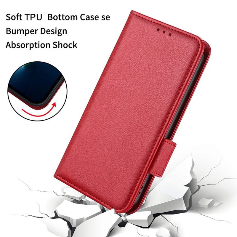 Capa Flip Para Samsung Galaxy S22 Plus 5G Estilo Couro Design Lichia