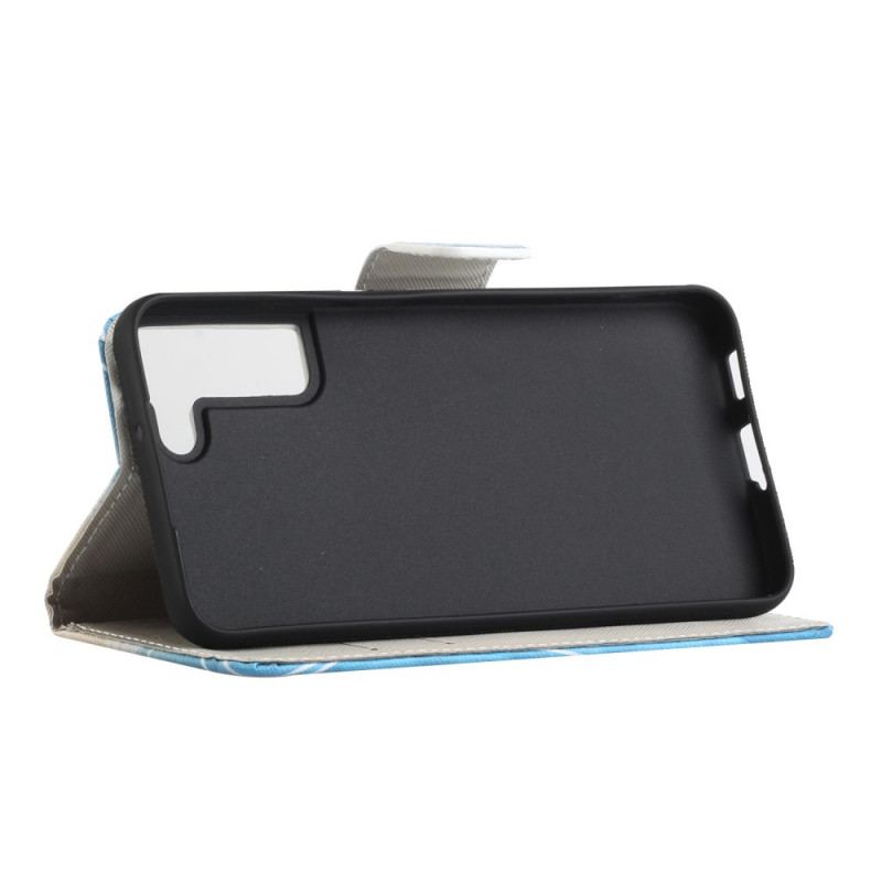 Capa Flip Para Samsung Galaxy S22 Plus 5G Urso Perigoso