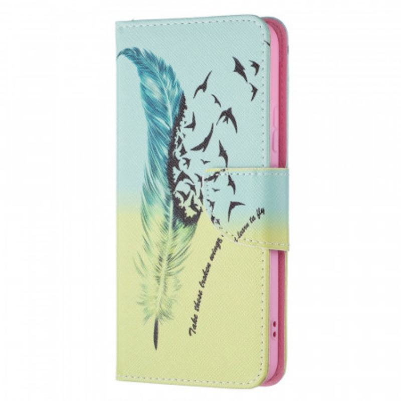 Capa Folio Para Samsung Galaxy S22 Plus 5G Aprender A Voar