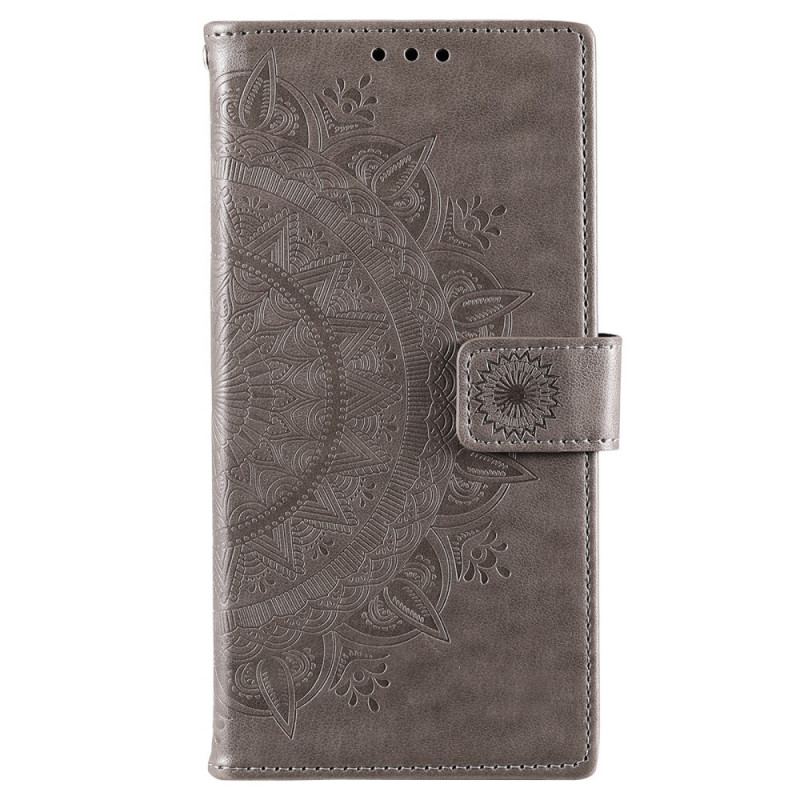 Capa Folio Para Samsung Galaxy S22 Plus 5G Mandala Do Sol