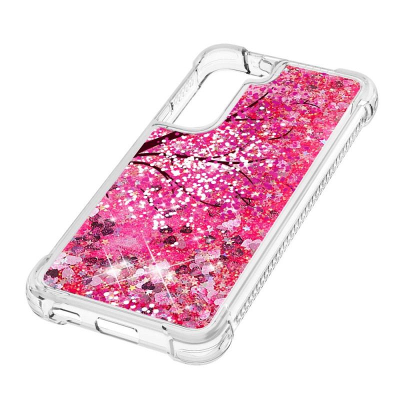 Capa Para Samsung Galaxy S22 Plus 5G Árvore Glitter