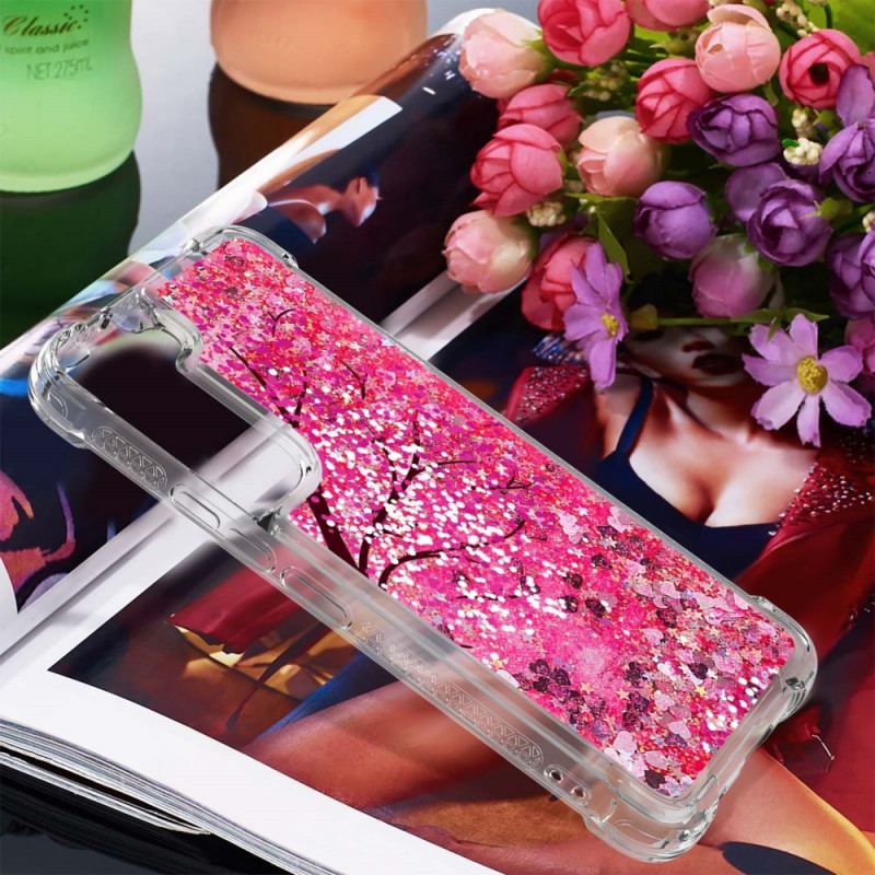 Capa Para Samsung Galaxy S22 Plus 5G Árvore Glitter