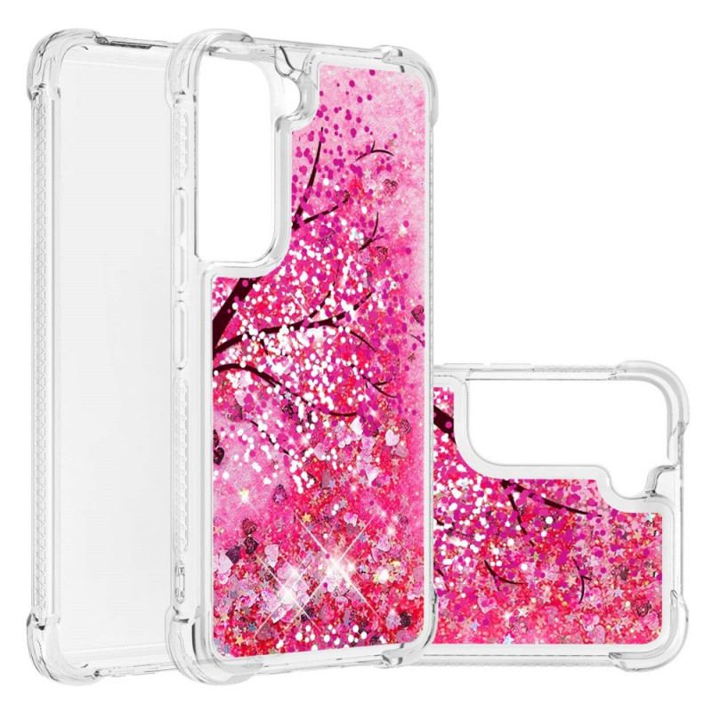 Capa Para Samsung Galaxy S22 Plus 5G Árvore Glitter