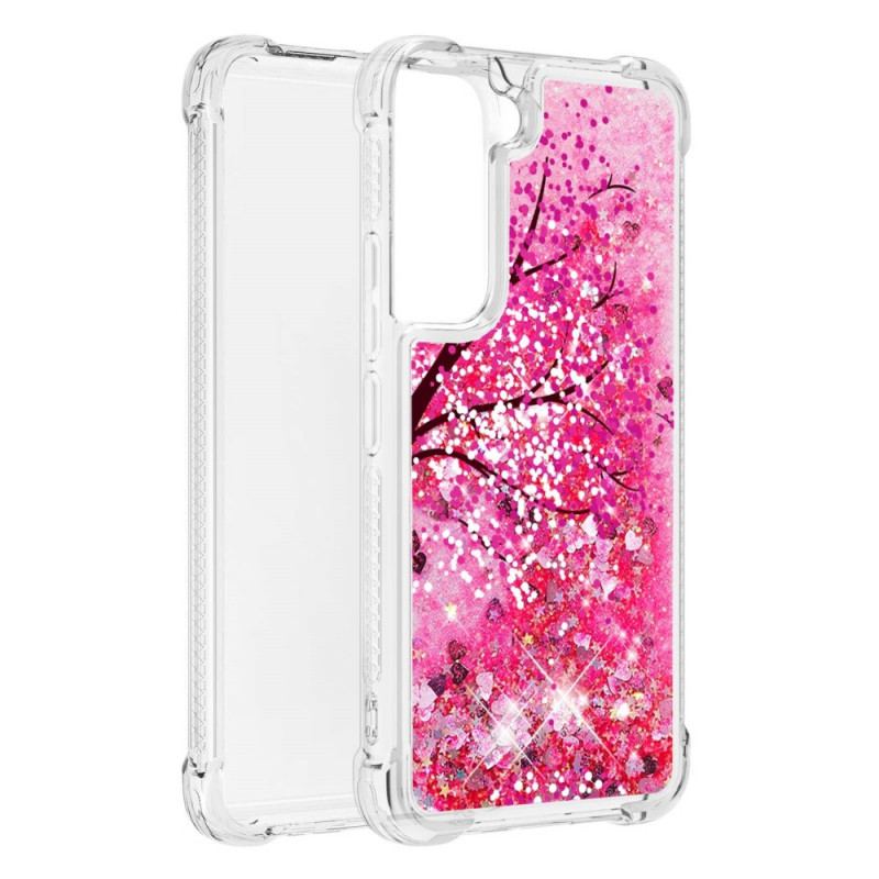 Capa Para Samsung Galaxy S22 Plus 5G Árvore Glitter