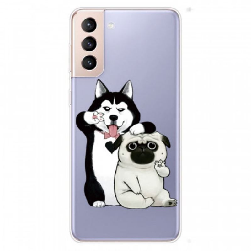 Capa Para Samsung Galaxy S22 Plus 5G Cachorros Engraçados