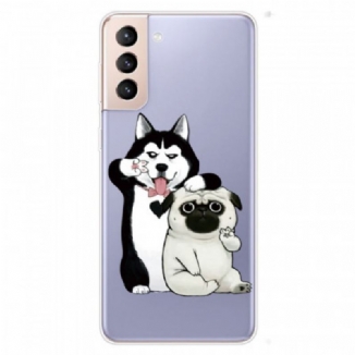 Capa Para Samsung Galaxy S22 Plus 5G Cachorros Engraçados