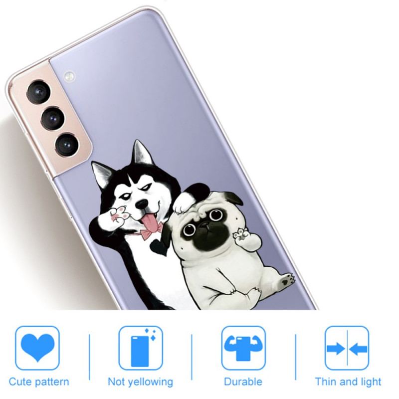 Capa Para Samsung Galaxy S22 Plus 5G Cachorros Engraçados