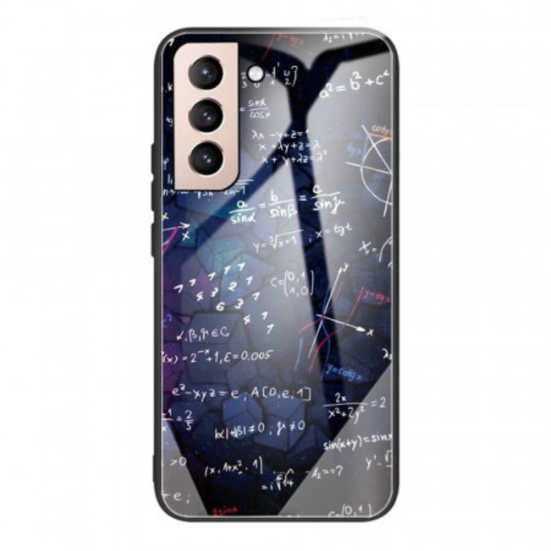 Capa Para Samsung Galaxy S22 Plus 5G Cálculos Matemáticos De Vidro Temperado