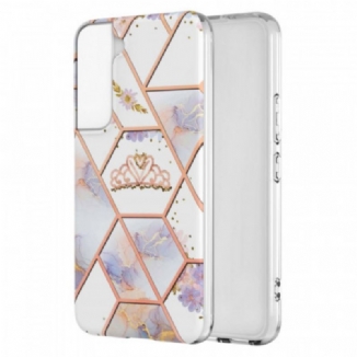 Capa Para Samsung Galaxy S22 Plus 5G Coroa De Mármore