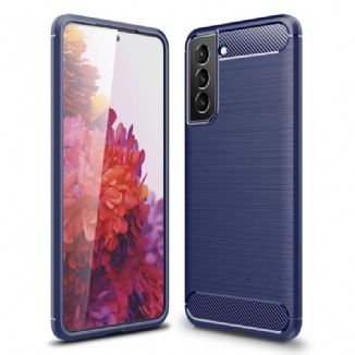 Capa Para Samsung Galaxy S22 Plus 5G Fibra De Carbono Escovada