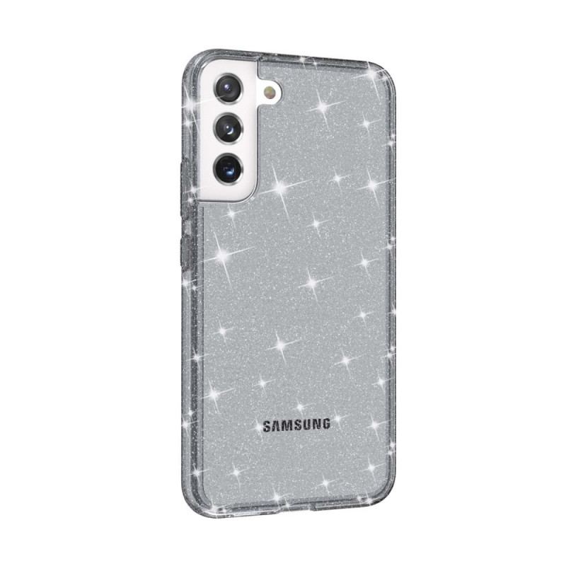 Capa Para Samsung Galaxy S22 Plus 5G Lantejoulas Transparentes