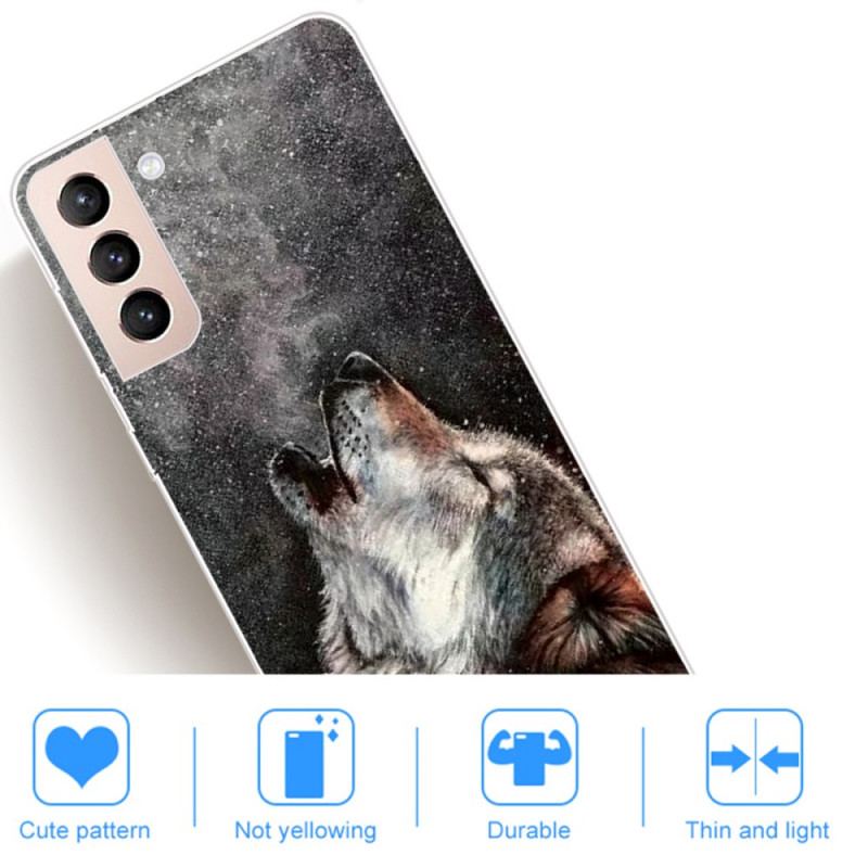 Capa Para Samsung Galaxy S22 Plus 5G Lobo Sublime