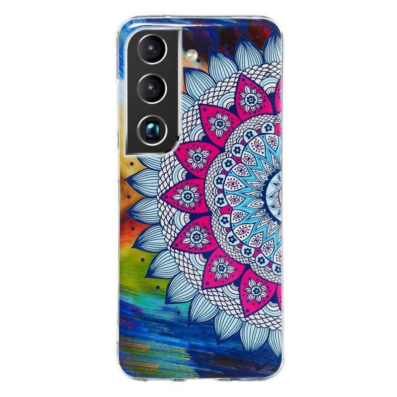 Capa Para Samsung Galaxy S22 Plus 5G Série Floral Fluorescente