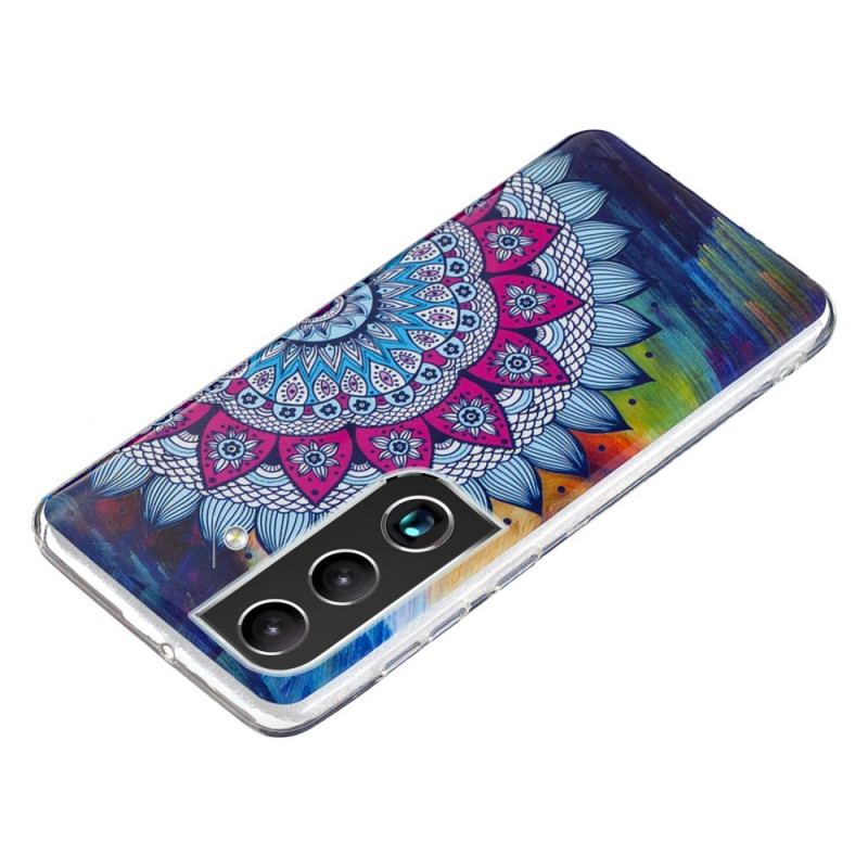 Capa Para Samsung Galaxy S22 Plus 5G Série Floral Fluorescente