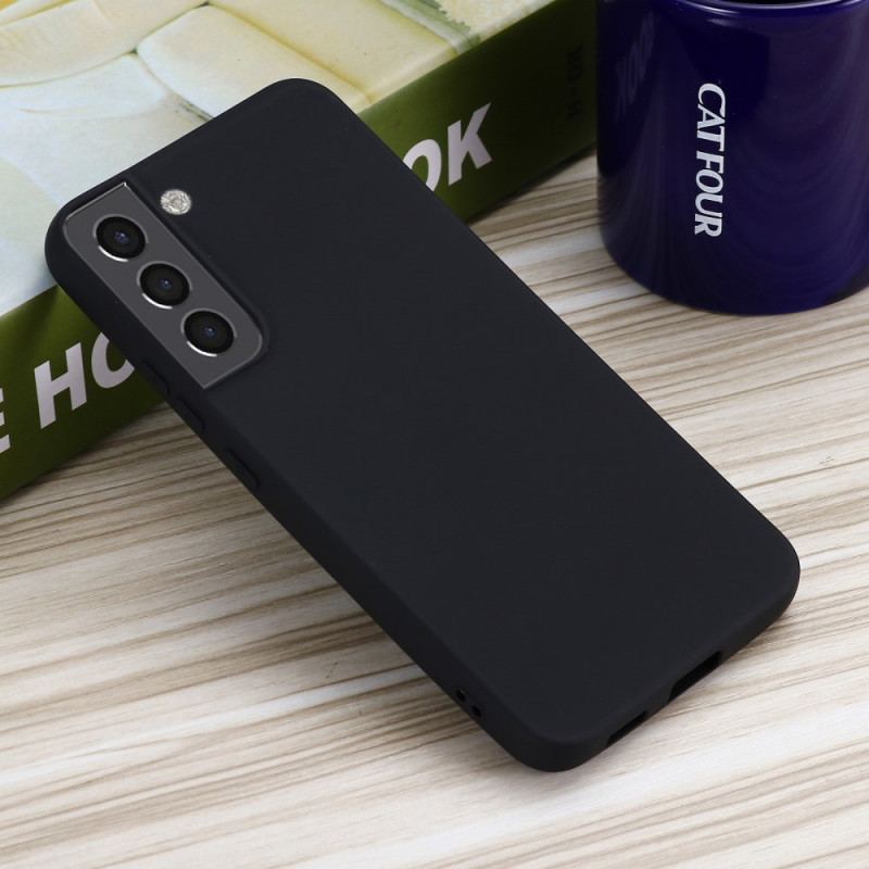 Capa Para Samsung Galaxy S22 Plus 5G Silicone Líquido Com Cordão