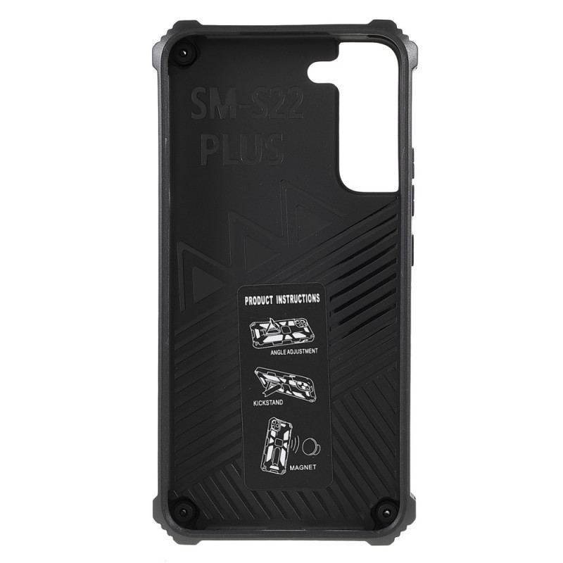 Capa Para Samsung Galaxy S22 Plus 5G Suporte Removível Bicolor