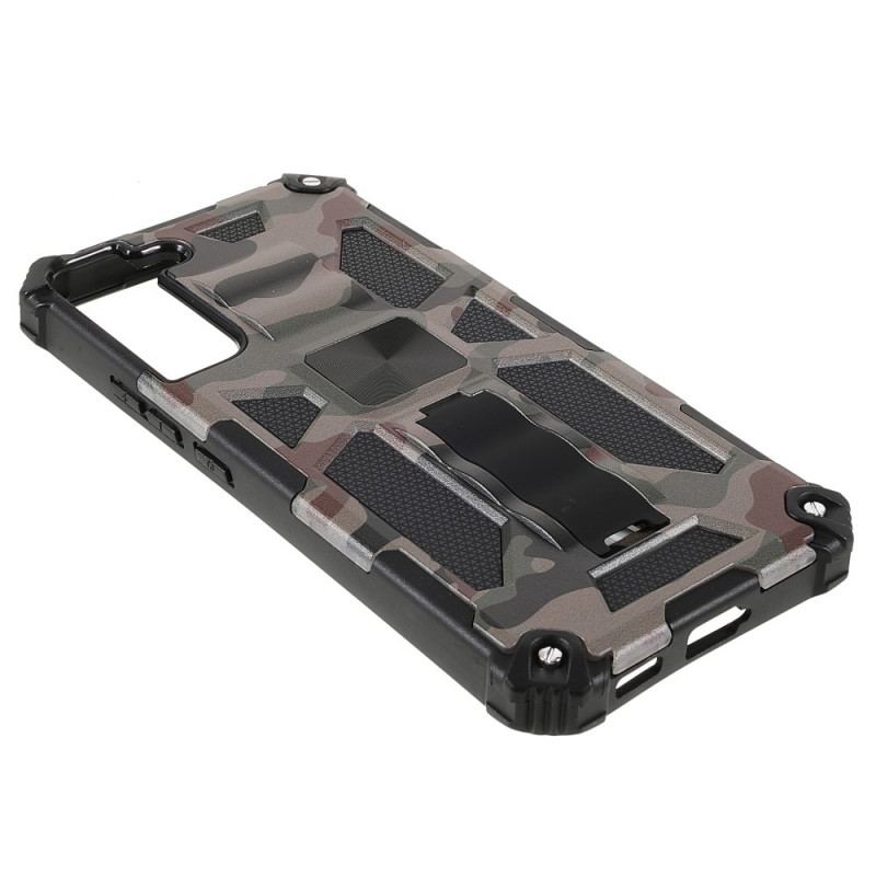 Capa Para Samsung Galaxy S22 Plus 5G Suporte Removível De Camuflagem