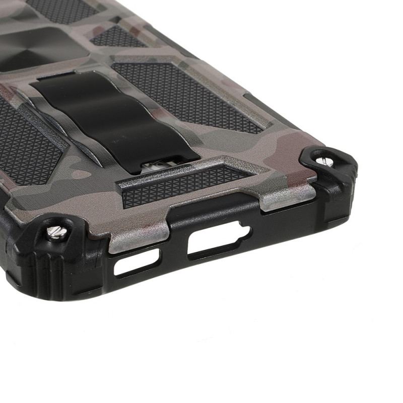 Capa Para Samsung Galaxy S22 Plus 5G Suporte Removível De Camuflagem