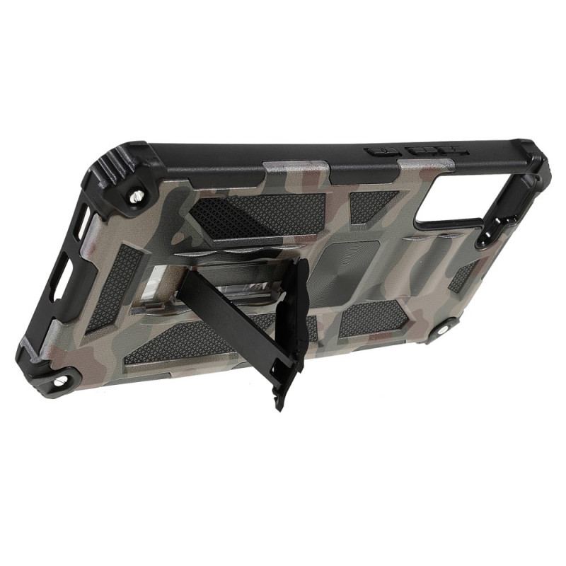 Capa Para Samsung Galaxy S22 Plus 5G Suporte Removível De Camuflagem