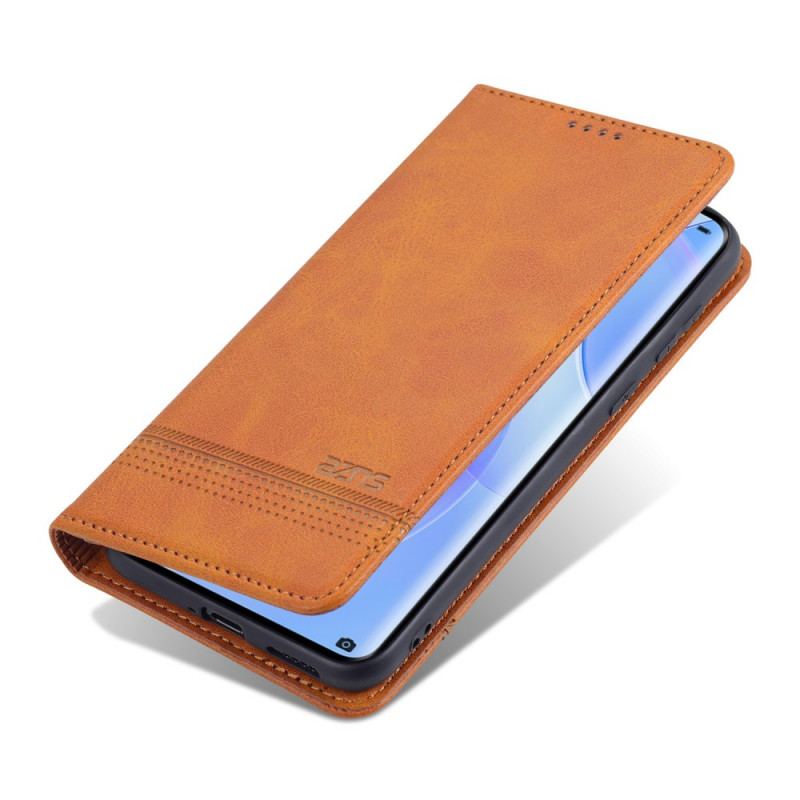 Capa De Celular Para Huawei P50 Pro Flip Estilo De Couro Azns