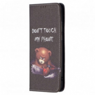 Capa De Celular Para Huawei P50 Pro Flip Urso Perigoso