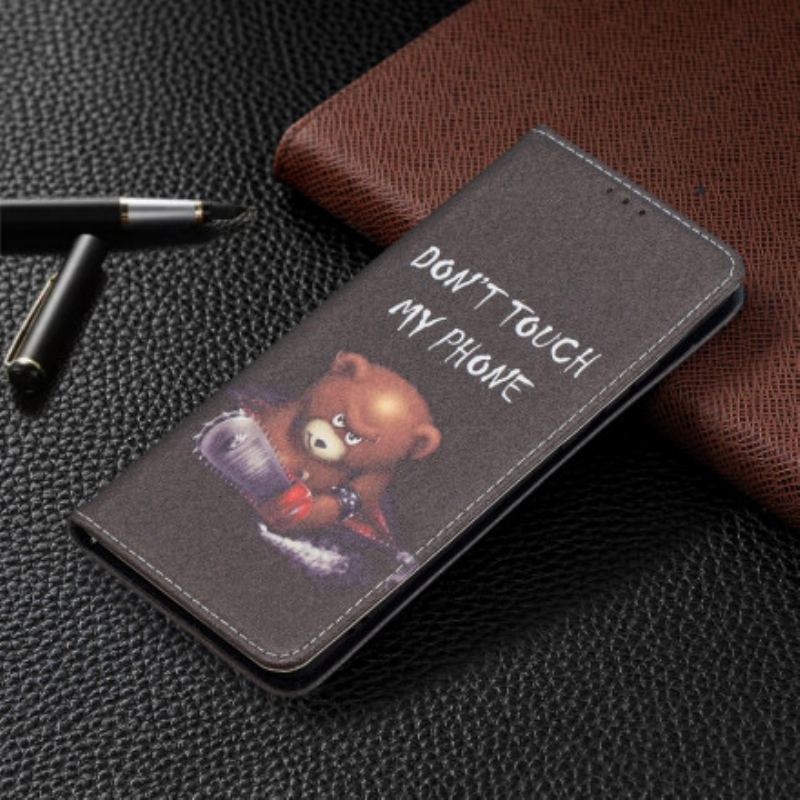 Capa De Celular Para Huawei P50 Pro Flip Urso Perigoso