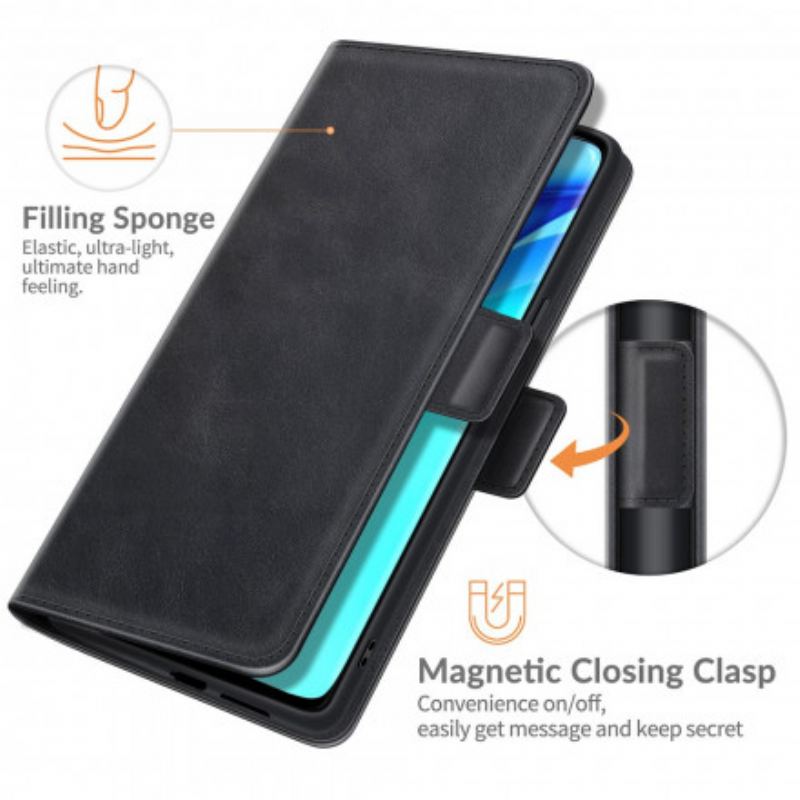 Capa Flip Para Huawei P50 Pro Estilo Design De Couro