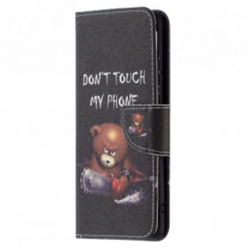 Capa Folio Para Huawei P50 Pro Urso Perigoso