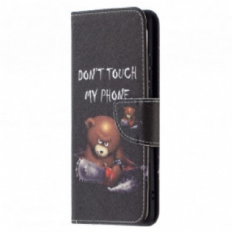 Capa Folio Para Huawei P50 Pro Urso Perigoso