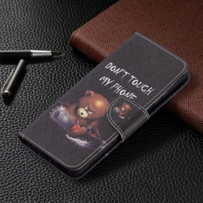 Capa Folio Para Huawei P50 Pro Urso Perigoso