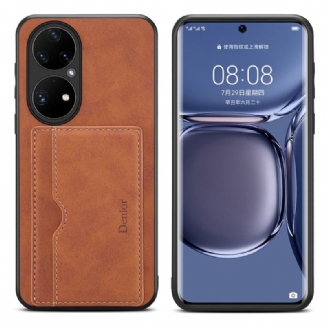 Capa Para Huawei P50 Pro Titular Do Cartão Negativo