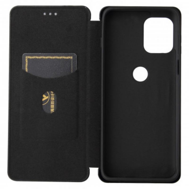 Capa De Celular Para Moto G100 Flip Silicone Carbono