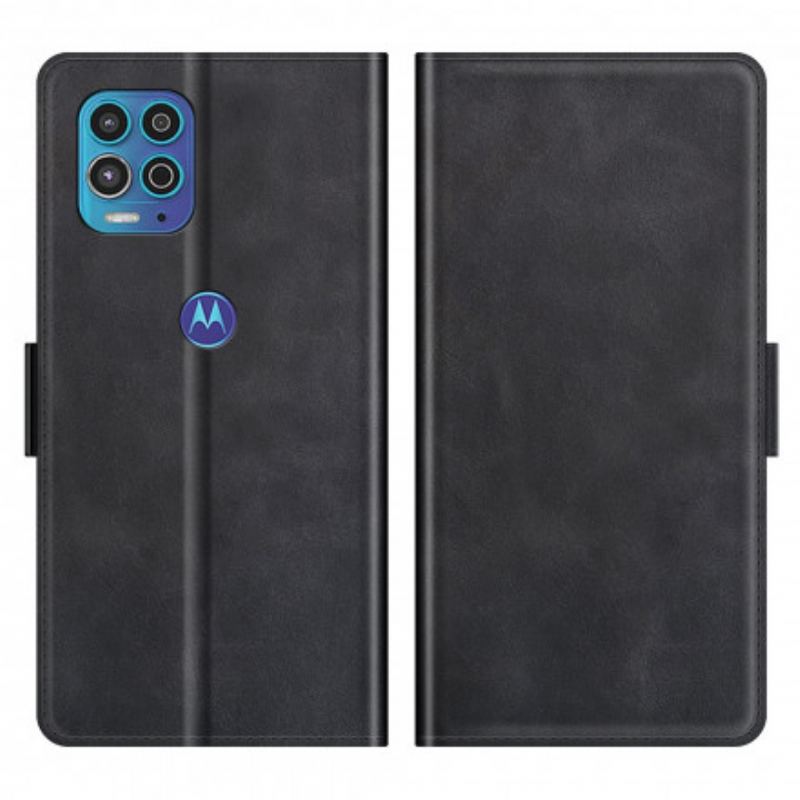 Capa Folio Para Moto G100 Flip Aba Dupla