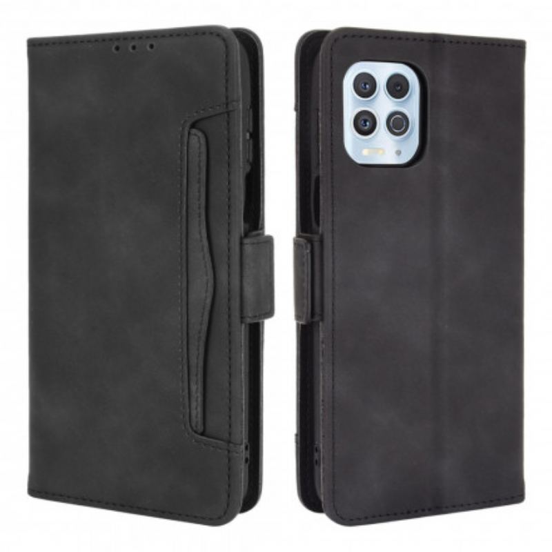 Capa Folio Para Moto G100 Multi-card Premier Class