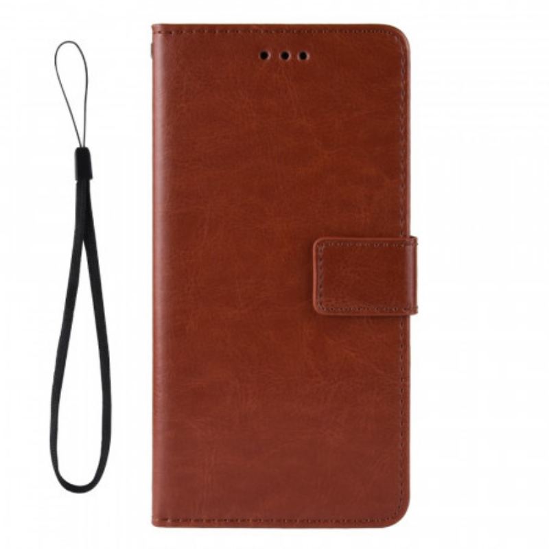 Capa Flip Para Nokia 9 PureView Couro Falso Chamativo