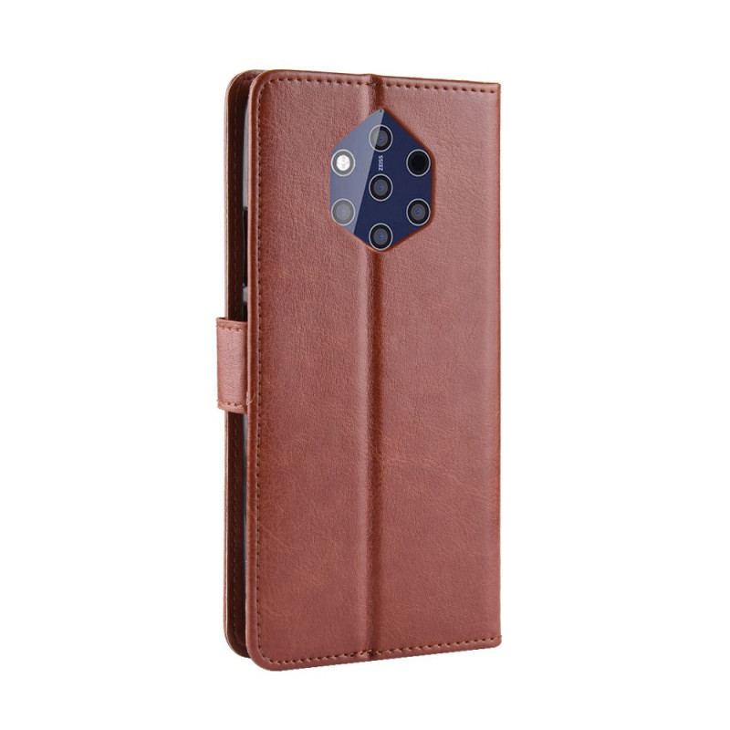 Capa Flip Para Nokia 9 PureView Couro Falso Chamativo