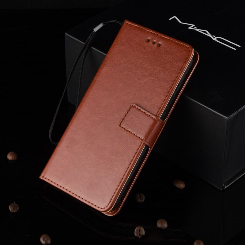 Capa Flip Para Nokia 9 PureView Couro Falso Chamativo