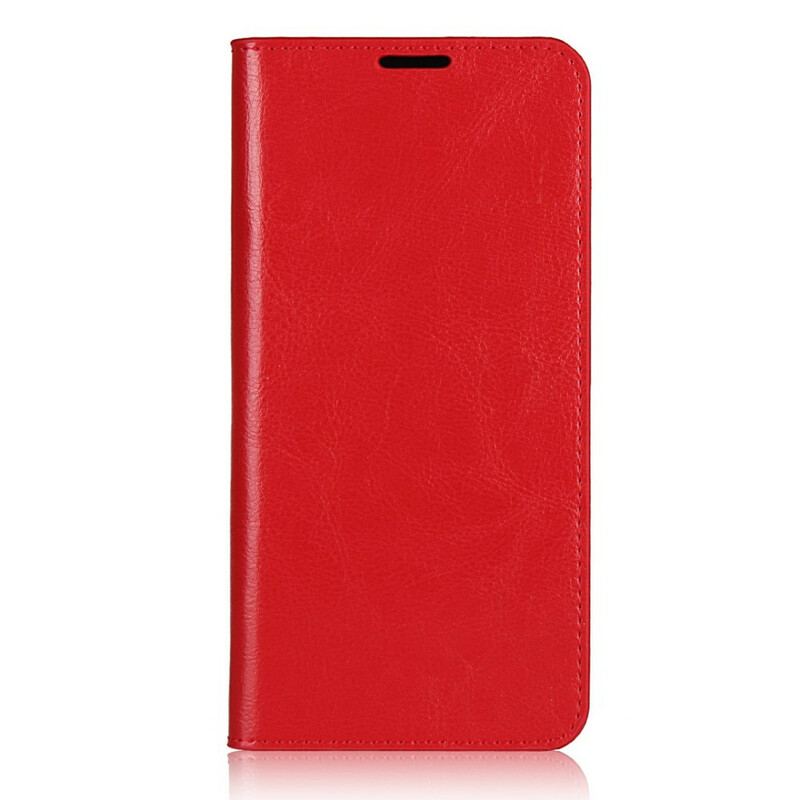 Capa De Celular Para Huawei P40 Lite E Flip Couro Legitimo