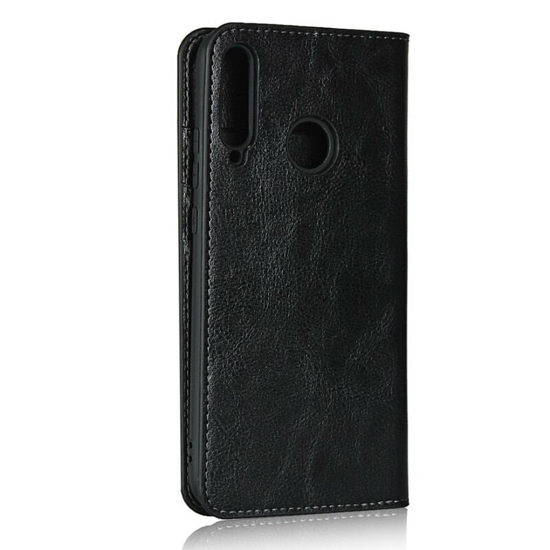 Capa De Celular Para Huawei P40 Lite E Flip Couro Legitimo