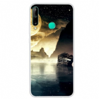 Capa De Celular Para Huawei P40 Lite E Lua Cheia