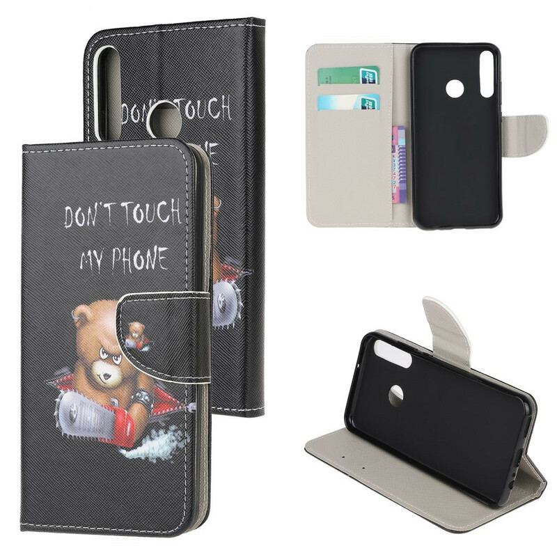 Capa Flip Para Huawei P40 Lite E Urso Perigoso