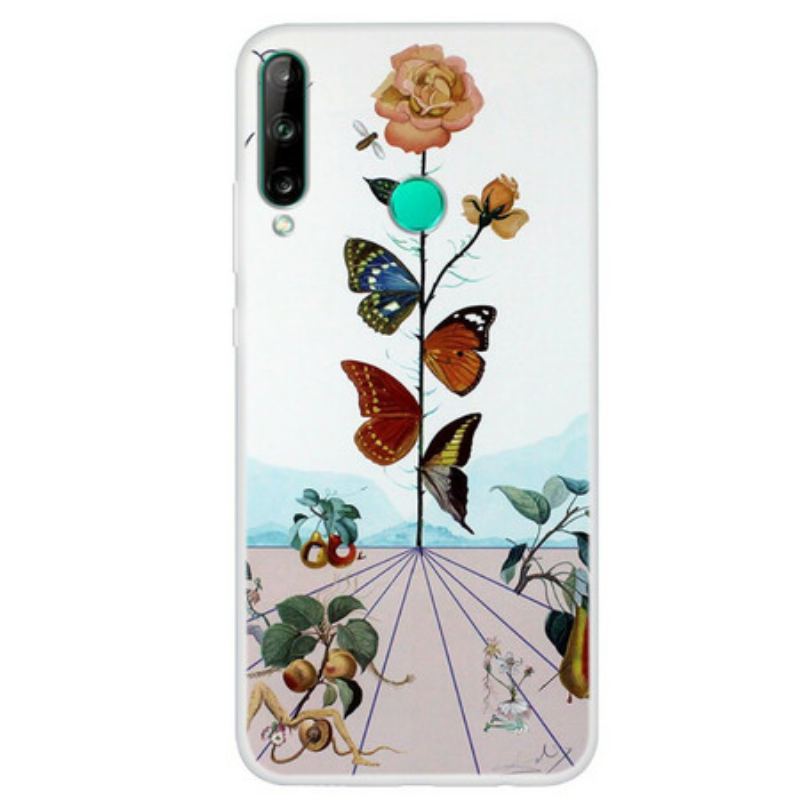 Capa Para Huawei P40 Lite E Borboletas Da Natureza