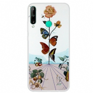 Capa Para Huawei P40 Lite E Borboletas Da Natureza