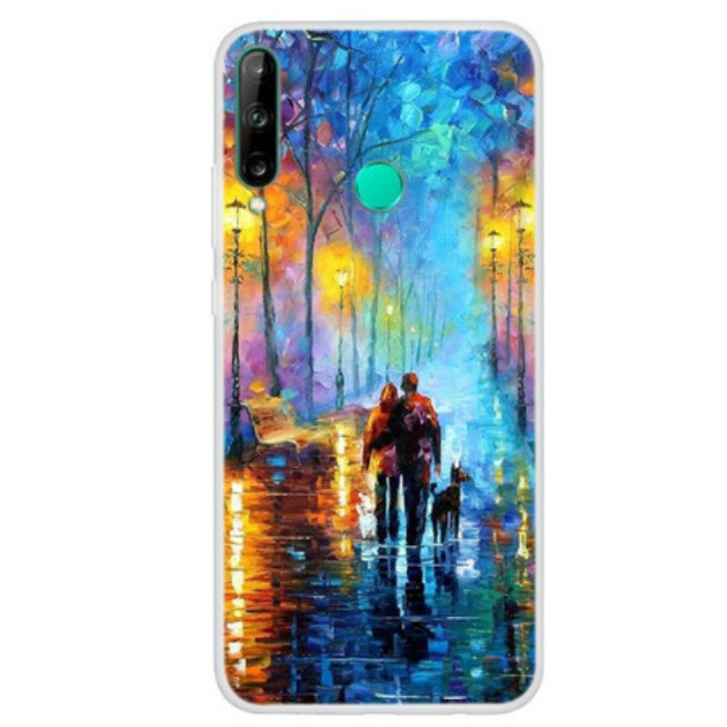 Capa Para Huawei P40 Lite E Caminhada Em Família