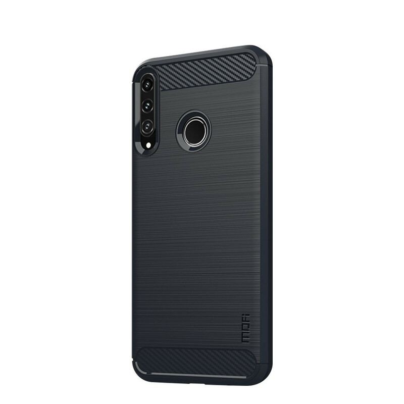 Capa Para Huawei P40 Lite E Fibra De Carbono Escovada Mofi