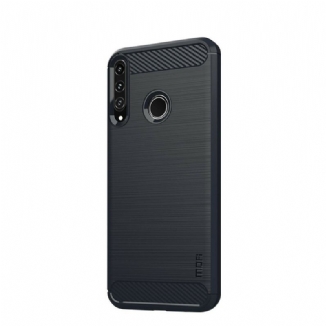 Capa Para Huawei P40 Lite E Fibra De Carbono Escovada Mofi