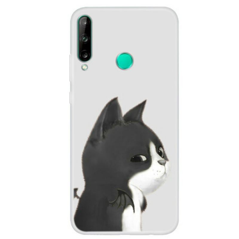 Capa Para Huawei P40 Lite E Gato Do Diabo