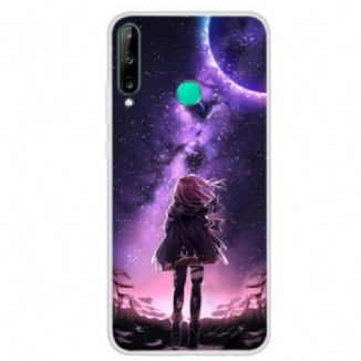 Capa Para Huawei P40 Lite E Lua Cheia Mágica