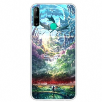 Capa Para Huawei P40 Lite E Natureza Paradisíaca